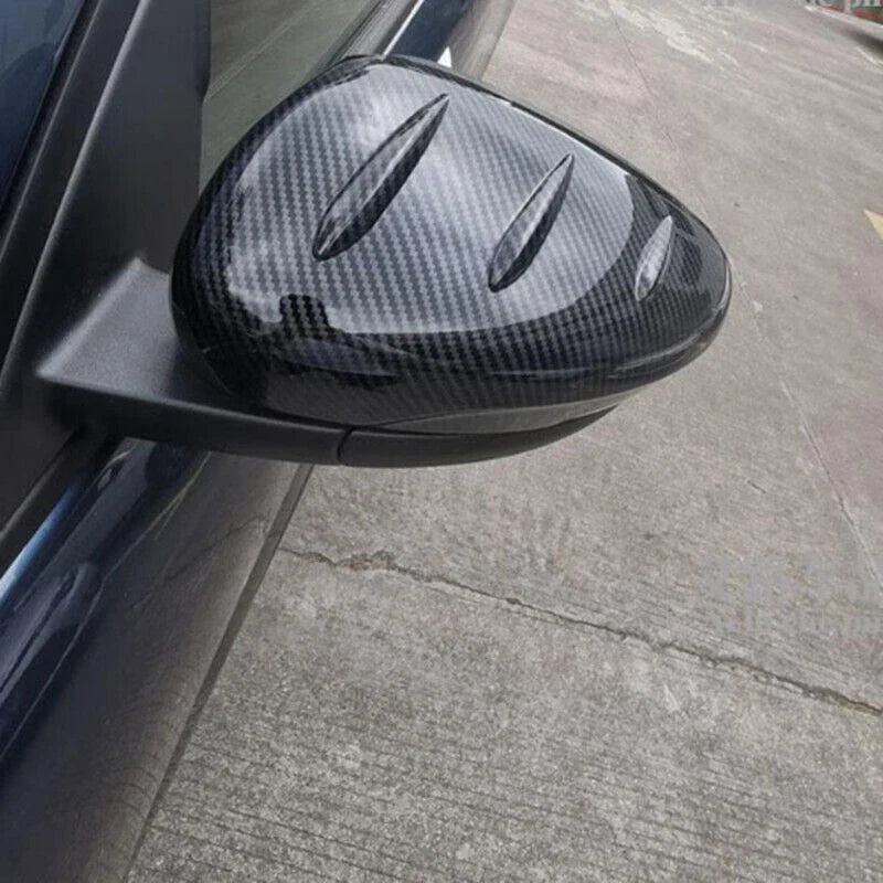 Carbon Fiber Side Rearview Mirror Cover Cap Trim for Ford Escape (2020-2024)