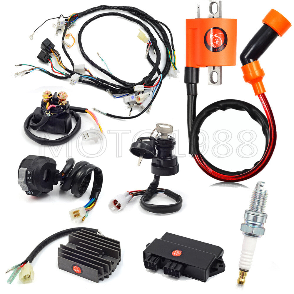 Ignition Coil Switch CDI Relay & Wire Harness for Yamaha Warrior 350 (1997–2001)