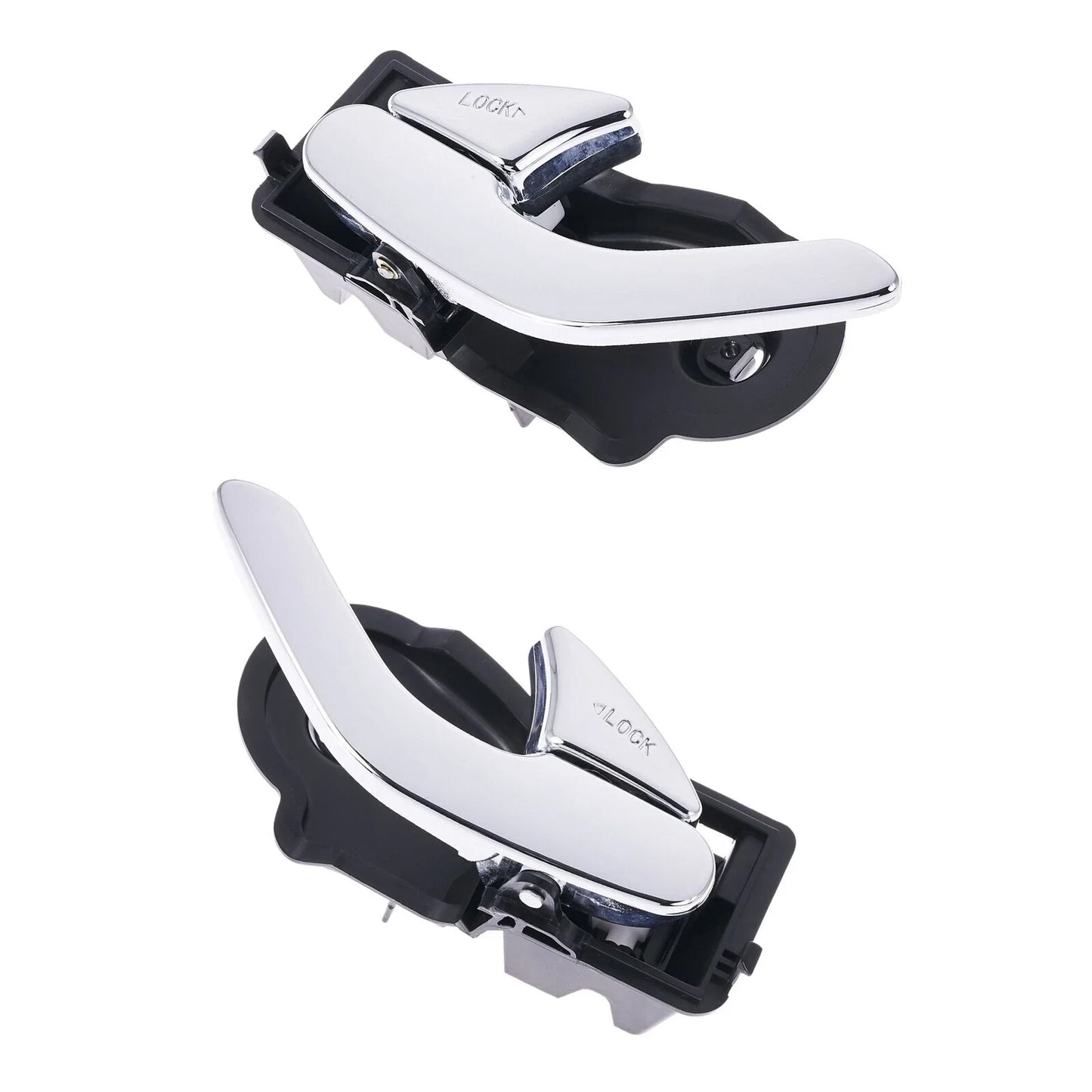 4 Pc Left + Right Door Handle Inner Chr for Ford Escape Mazda Tribute (2001–2006)