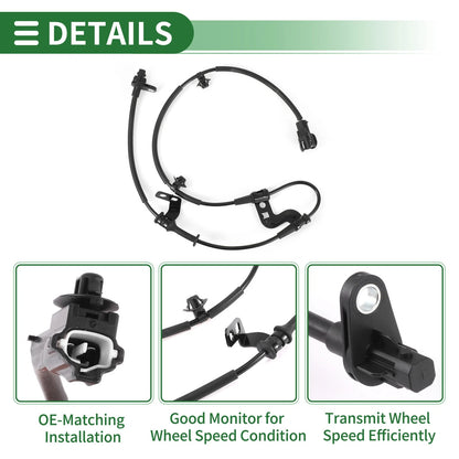 ABS Wheel Speed Sensor No. 59830B3000 for Hyundai Mistra (2013–2017)