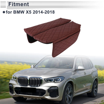 Center Console Cover with Storage Bag for BMW X5 (2014–2018) Red