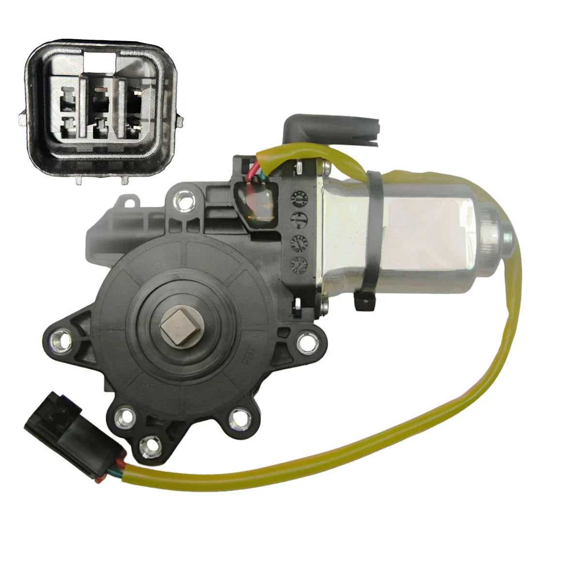 Front / Rear Left Window Lift Motor Square for Mitsubishi Lancer (2007–2017)