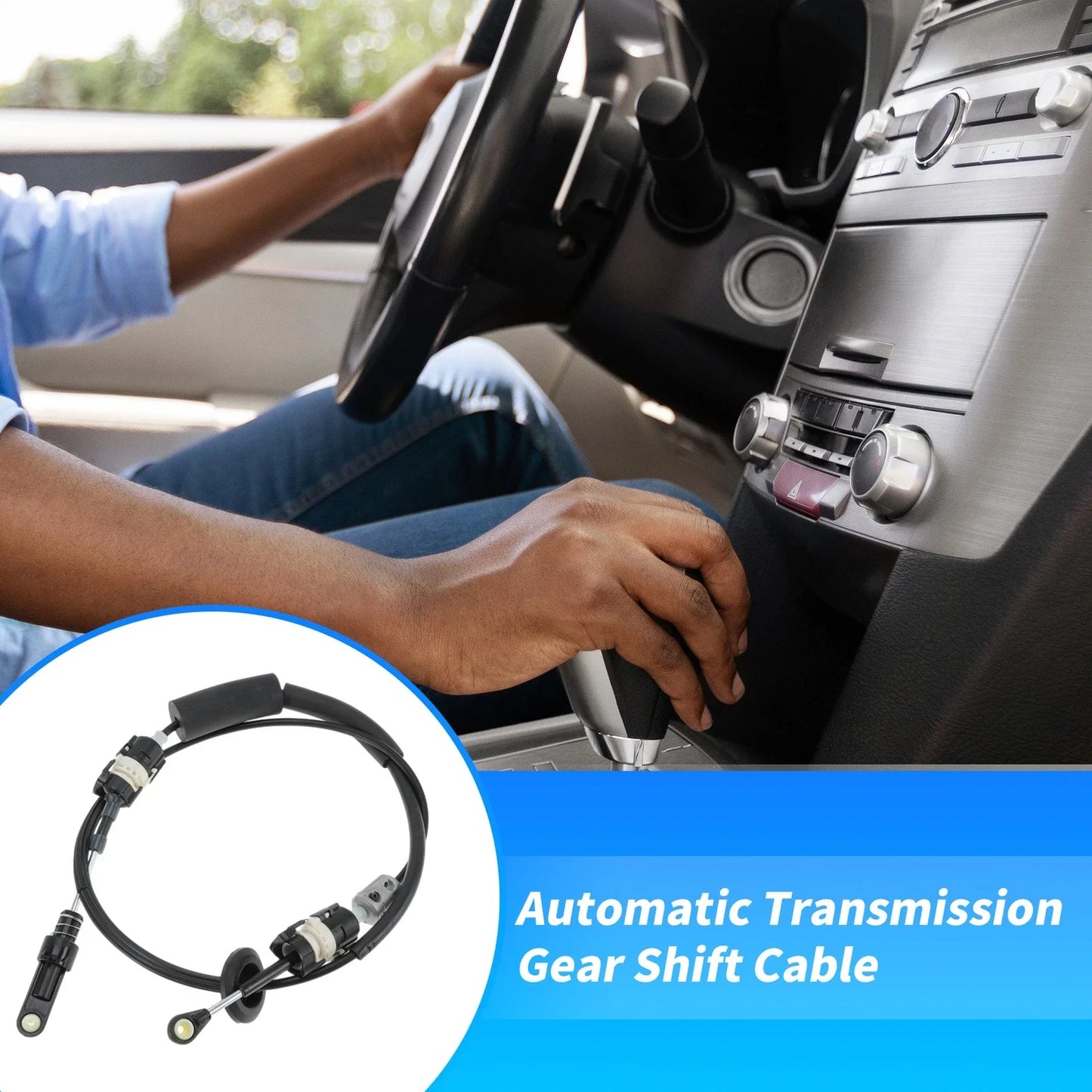 Auto Trans Gear Shifter Cable for Chevrolet Traverse, GMC Acadia (2009-2017)