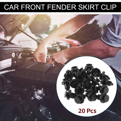 Set of 20 Front Fender Skirt Clips for Honda CR-V (1997–2020) & CR-Z (2011–2016)