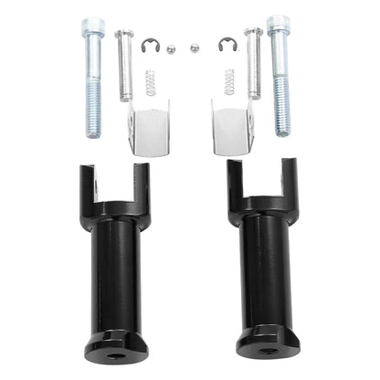 Driver & Passenger Footpegs Bracket for Harley Softail (2018-2025) Black