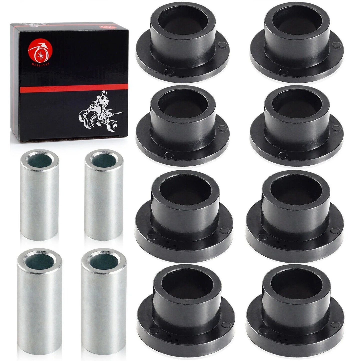 Front Shock Bushing Sleeve Kit for Polaris Ranger Diesel HST Brutus XD (2010–2014)