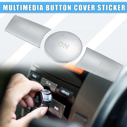 Multimedia Radio Button Cover Sticker for Mercedes-Benz C Class (2015–2021)