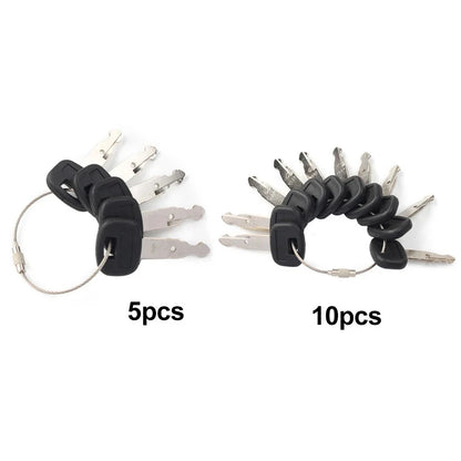 10 x Ignition Keys for Kubota Mini Excavator (No Year Specified)