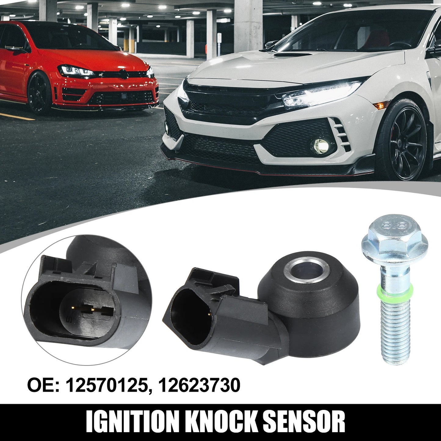 Ignition Knock Sensor 12570125 for Chevy Silverado 1500 (2007–2013)