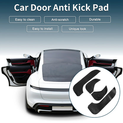 Faux Leather Anti Kick Pad Sticker for Volvo XC60 (2018–2024)