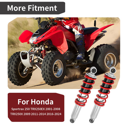 2 Heavy Duty Front Shock Absorbers for Honda Sportrax TRX250EX TRX250X (2001–2024)
