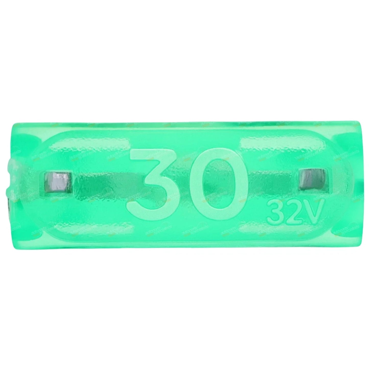 Pack of 100 Mini-Blade Fuses 30A Green