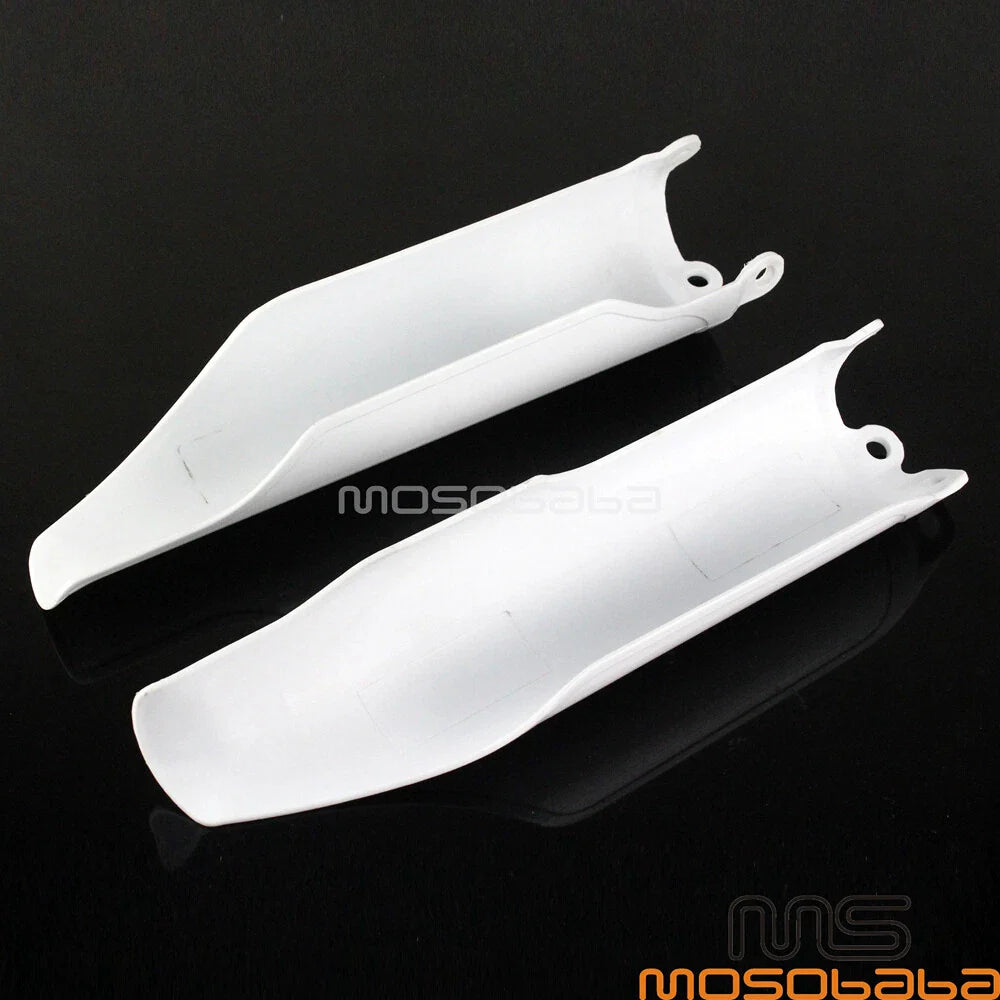 White Race Fork Guards for Honda CR125 CR250 CRF250 CRF450 CRF250R