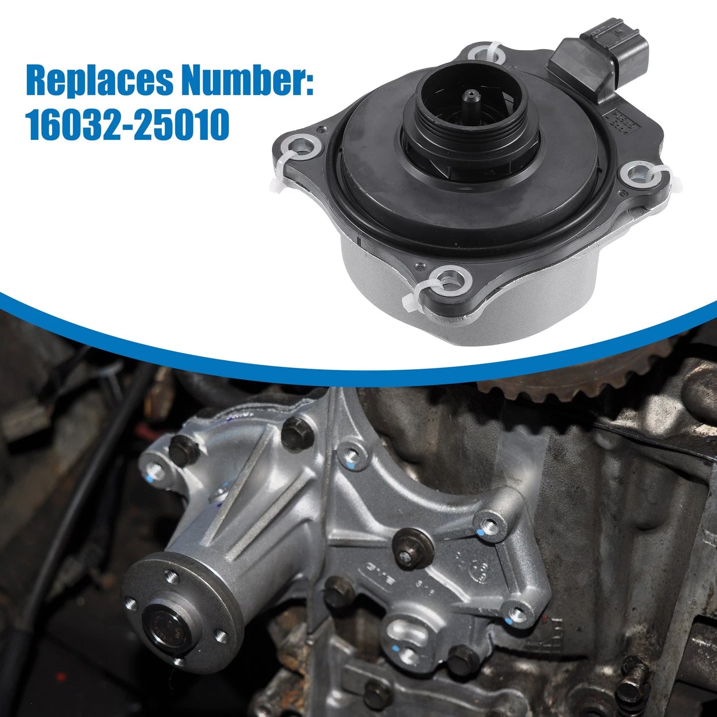 Engine Coolant Water Pump for Toyota Camry RAV4 Avalon 2.5L (2007–2021) 16032-25010