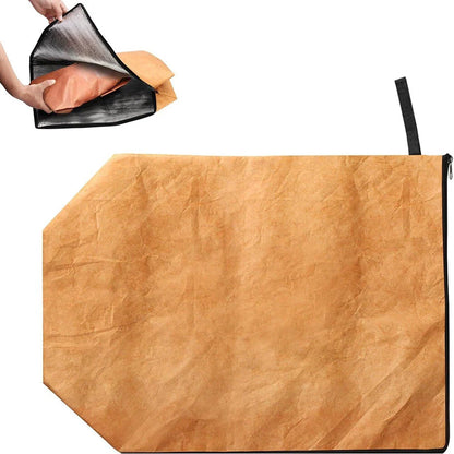 Reusable Insulated Meat Bag with Zipper for BBQ Smokers & Grilling