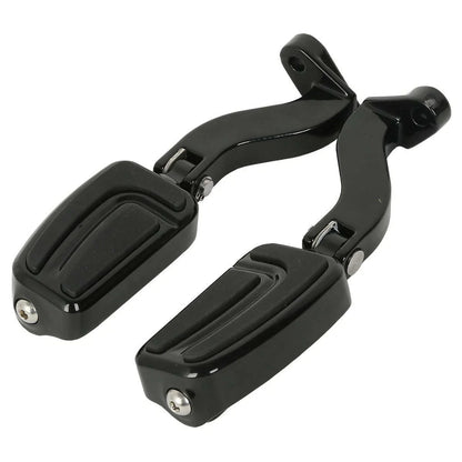 Black Rear Passenger Footpeg for Harley Touring Road King FLHR (1993-2022)