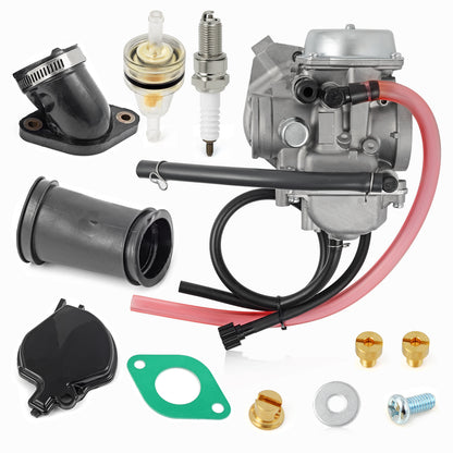 Carburetor and Intake Manifold with Spark Plug for Arctic Cat 250 2002–2005