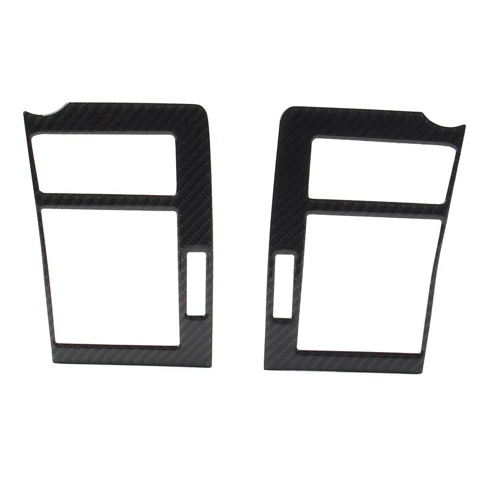 2X Carbon Fiber Steering Wheel Button Cover Trim for Toyota Tacoma (2016–2019)