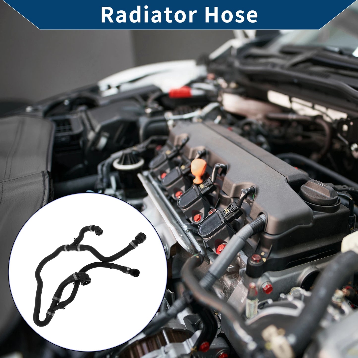 Radiator Hose for BMW 5 Series F10 523i 528i 530i (2009–2013) No. 17127578403