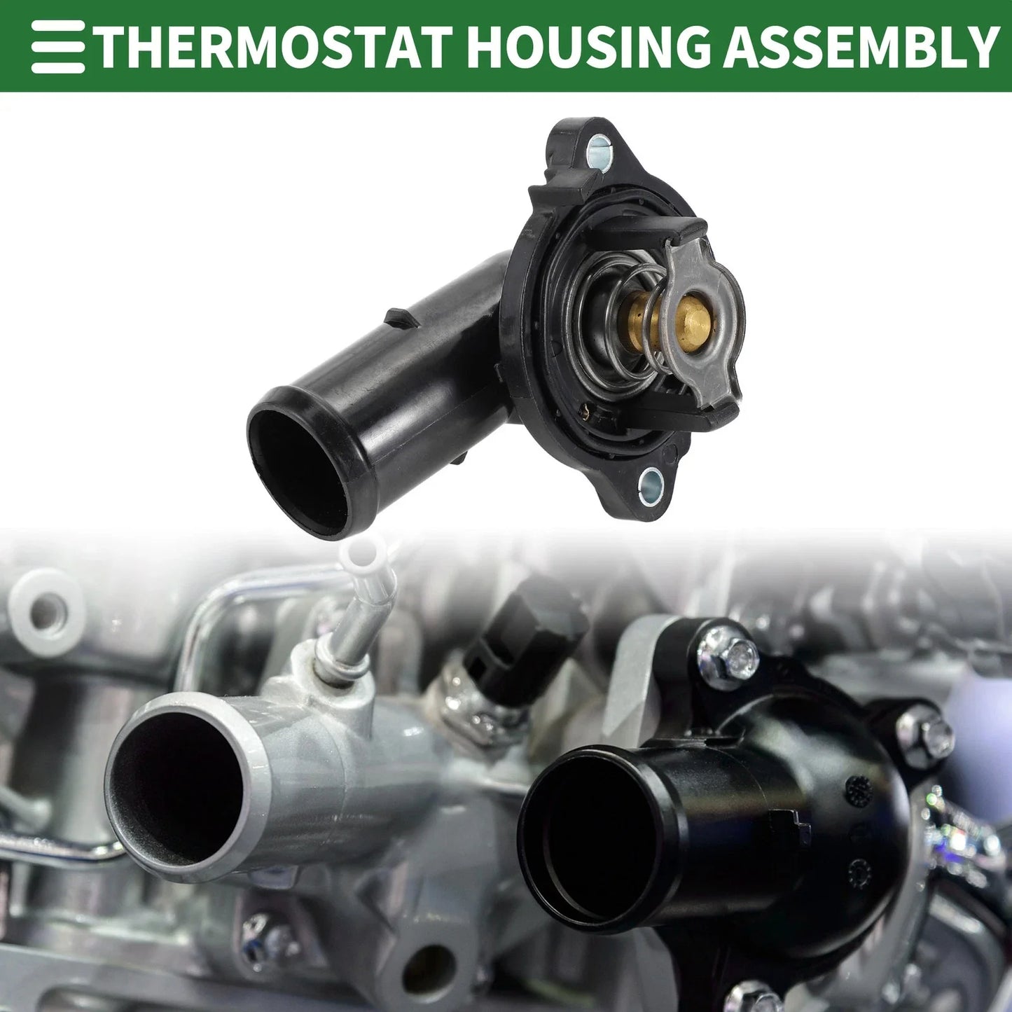 Engine Coolant Thermostat Housing for Chrysler 300, Dodge Challenger (2005-2010)