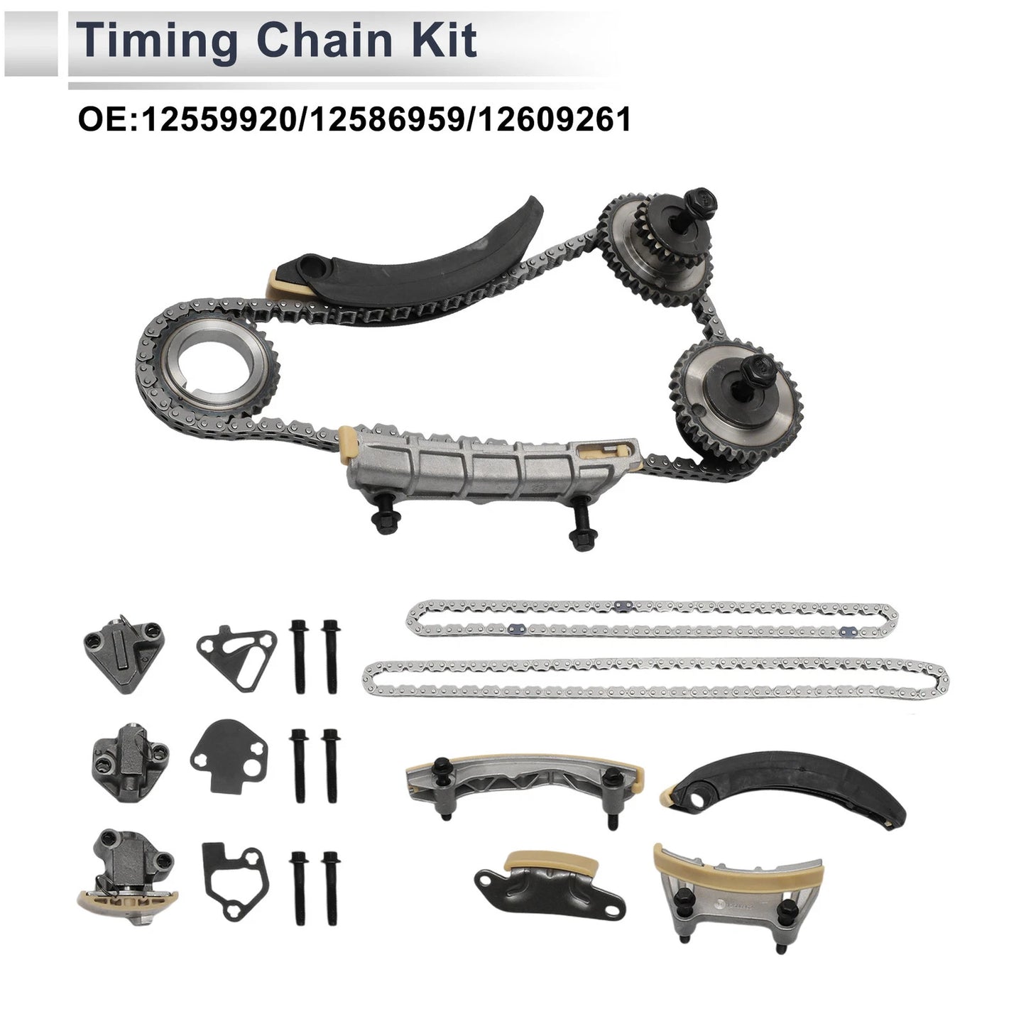 Timing Chain Kit No.12609261 for GMC Acadia, Chevrolet Traverse (2007–2017)
