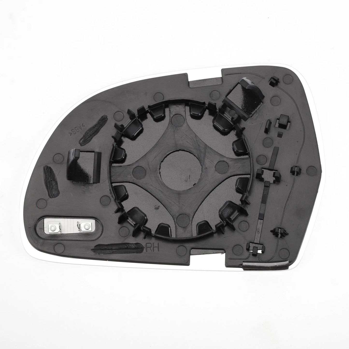 Right Side Heated White Mirror Glass for Skoda Octavia (2013–2020)