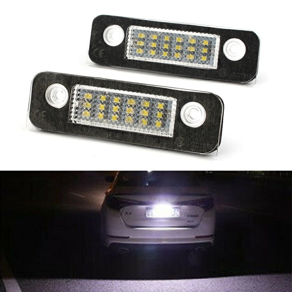 2X 24-LED License Plate Light for Ford Fiesta Fusion MK2 Mondeo