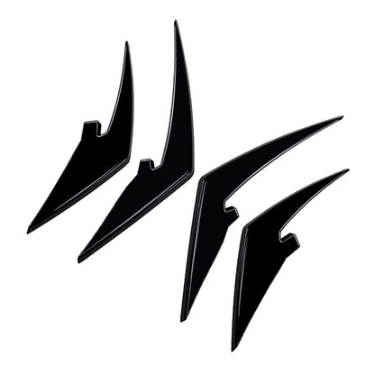 1 Pair ABS Front Bumper Splitters for BMW M3 M4 G80 G81 G82 G83 (2021-2024)