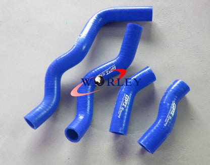 Silicone Radiator Hose for Kawasaki KLX250 (1993–2010) - Red