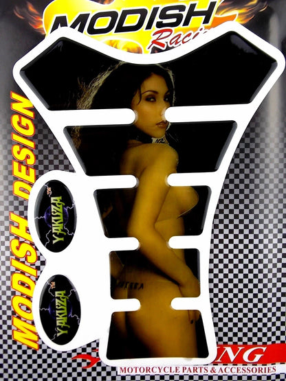 Y-AKUZA GIRL Racing Motorcycle Tank Pad Sticker Protector