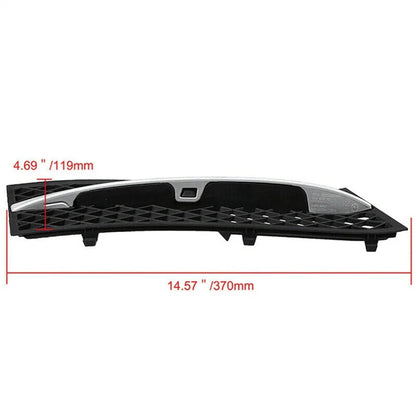 Front Lower Bumper Grille with Strips for 2010-2013 BMW 5 F10 F11 (2010-2013)