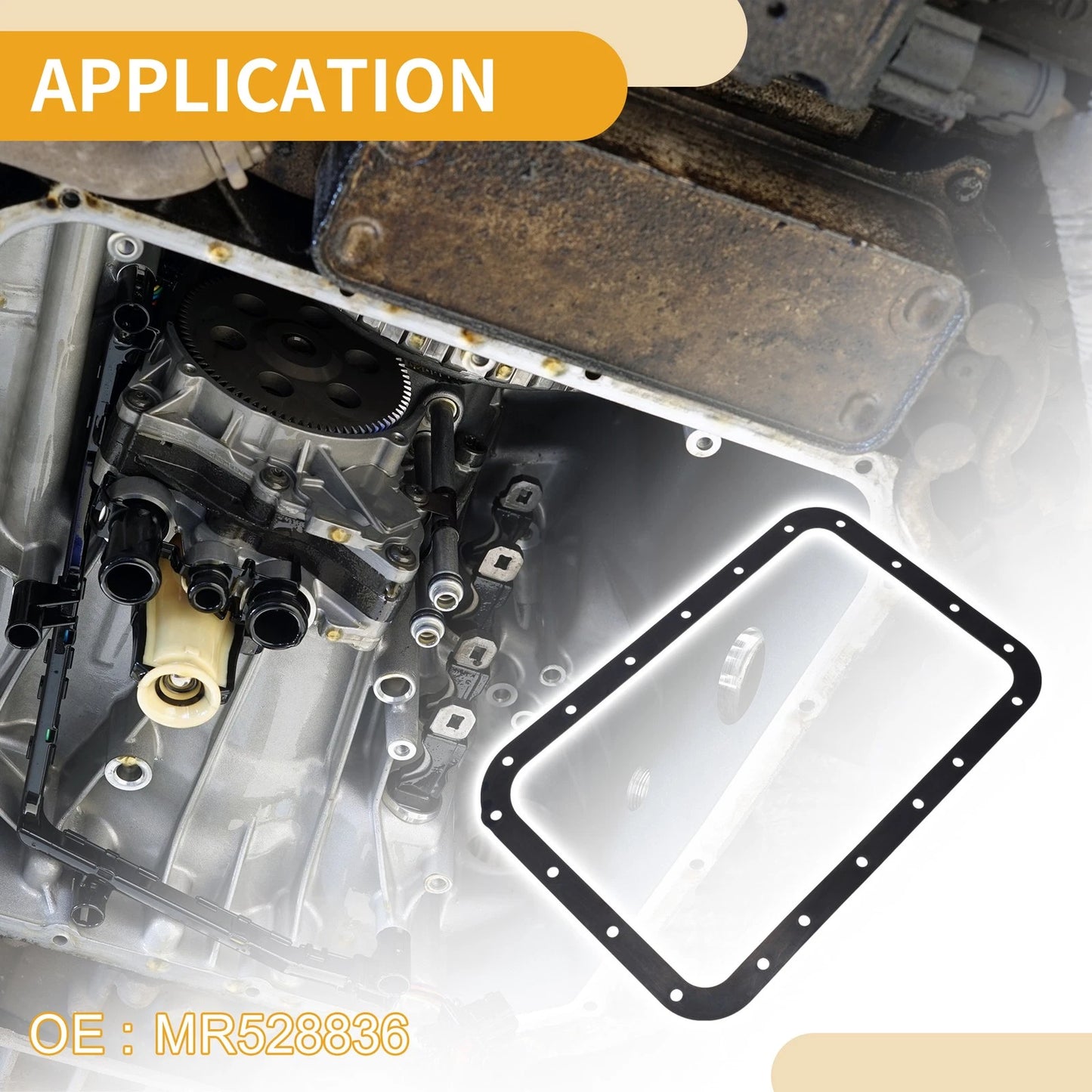 Oil Pan Gasket for Mitsubishi Montero (2001–2006) MR528836