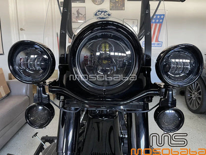 Fog Light Mount Bracket for Harley Road King