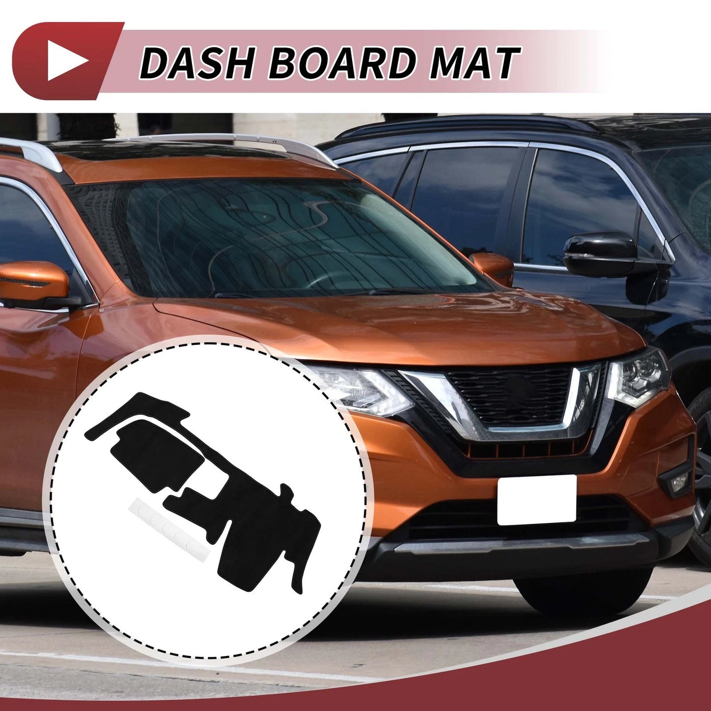 Dashboard Dash Cover Mat for Nissan Lukes 40 Series B44A (2020–2024) Black