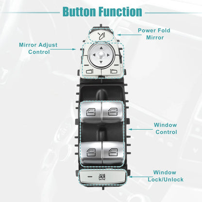 Power Window Switch Set for Mercedes-Benz GLC300 C300 (2016-2023)