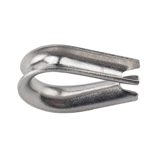 10 x 1/4 Wire Rope Cable Thimble for Marine Yacht 316 Stainless Heavy Duty