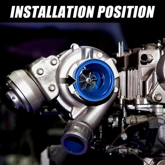 2.5" Inlet Bellmouth Velocity Stack Adapter for Turbo Vehicles