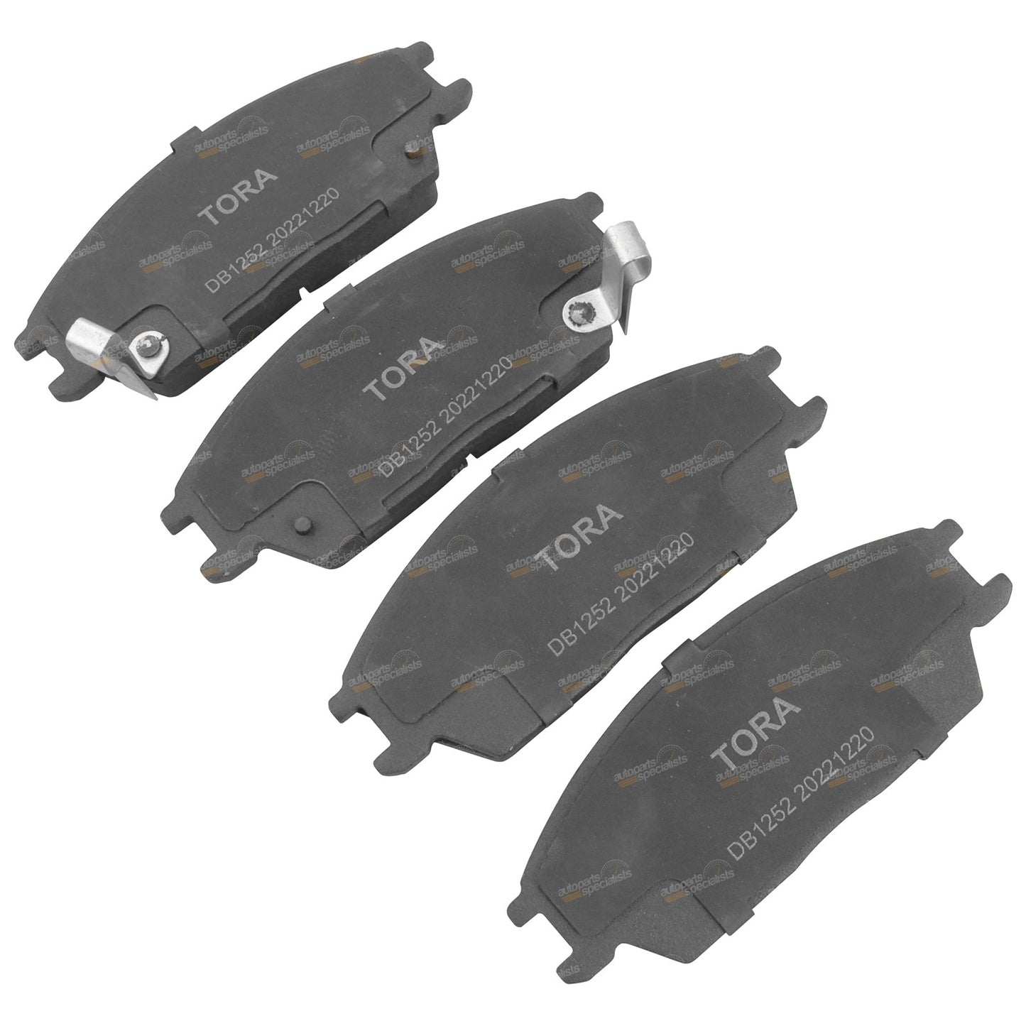 Set of 4 Front Disc Brake Pads for Hyundai Excel (1986–2000)