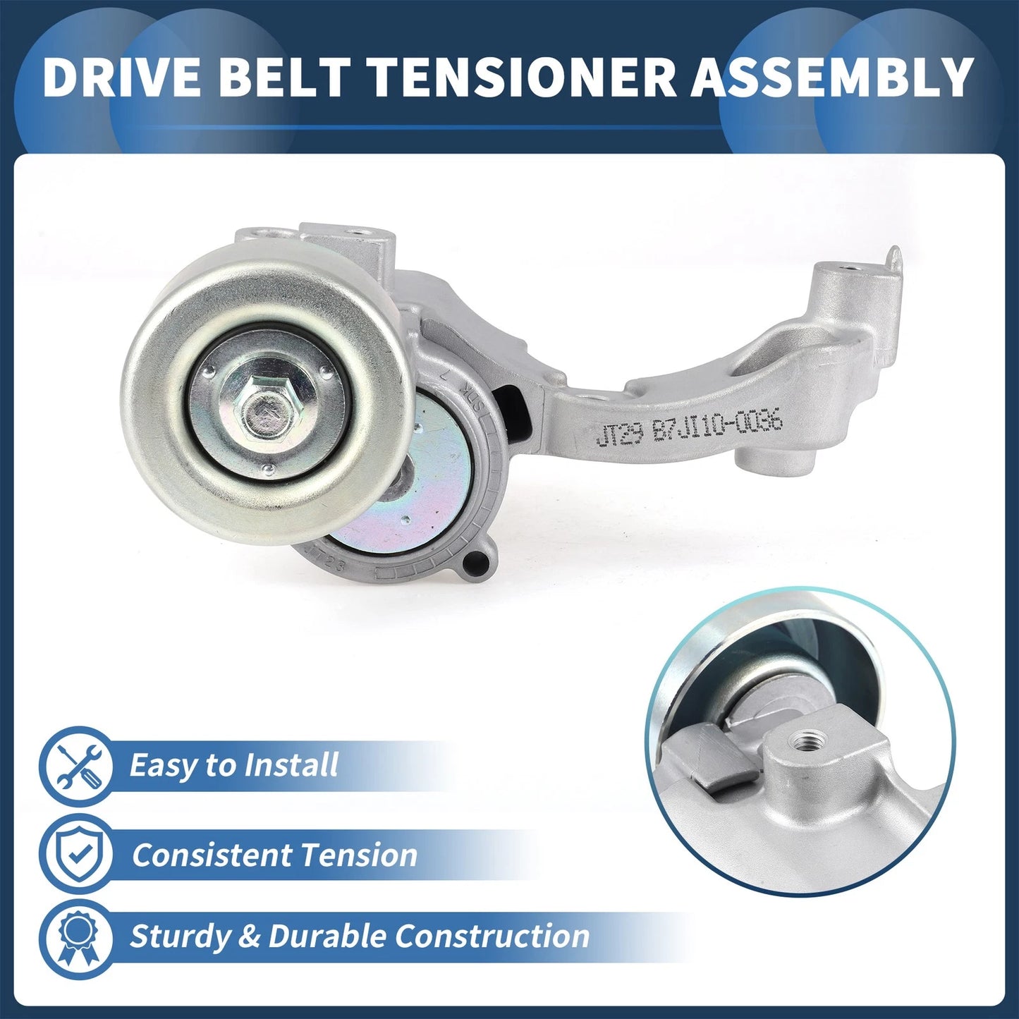 Belt Tensioner for Toyota 4Runner (2010–2018) No. 1662031031 Metal