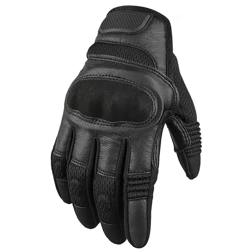 Tactical Shooting Gloves Black for Outdoor Paintball Survival Training
