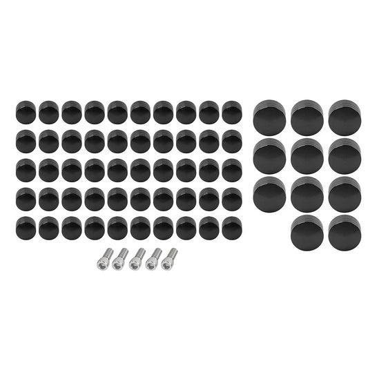 Engine Topper Bolt Black Screw Cap for Harley Twin Cam Softail Fat Boy (07-17)