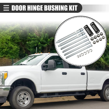 Car Door Hinge Bushing Kit for Chevrolet - Silver Tone Black