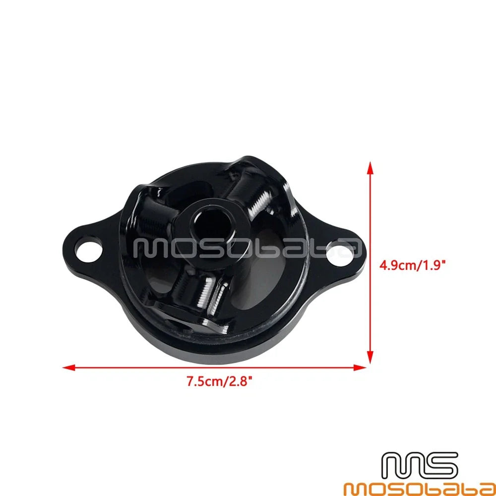 Aluminum CNC Engine Oil Filter Cap Cover for Honda TRX450R CRF450R/450X (2004-2023)