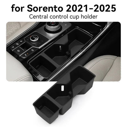 Center Console Cup Cover Protector and Anti Slip Mat for Sorento (2021–2025)