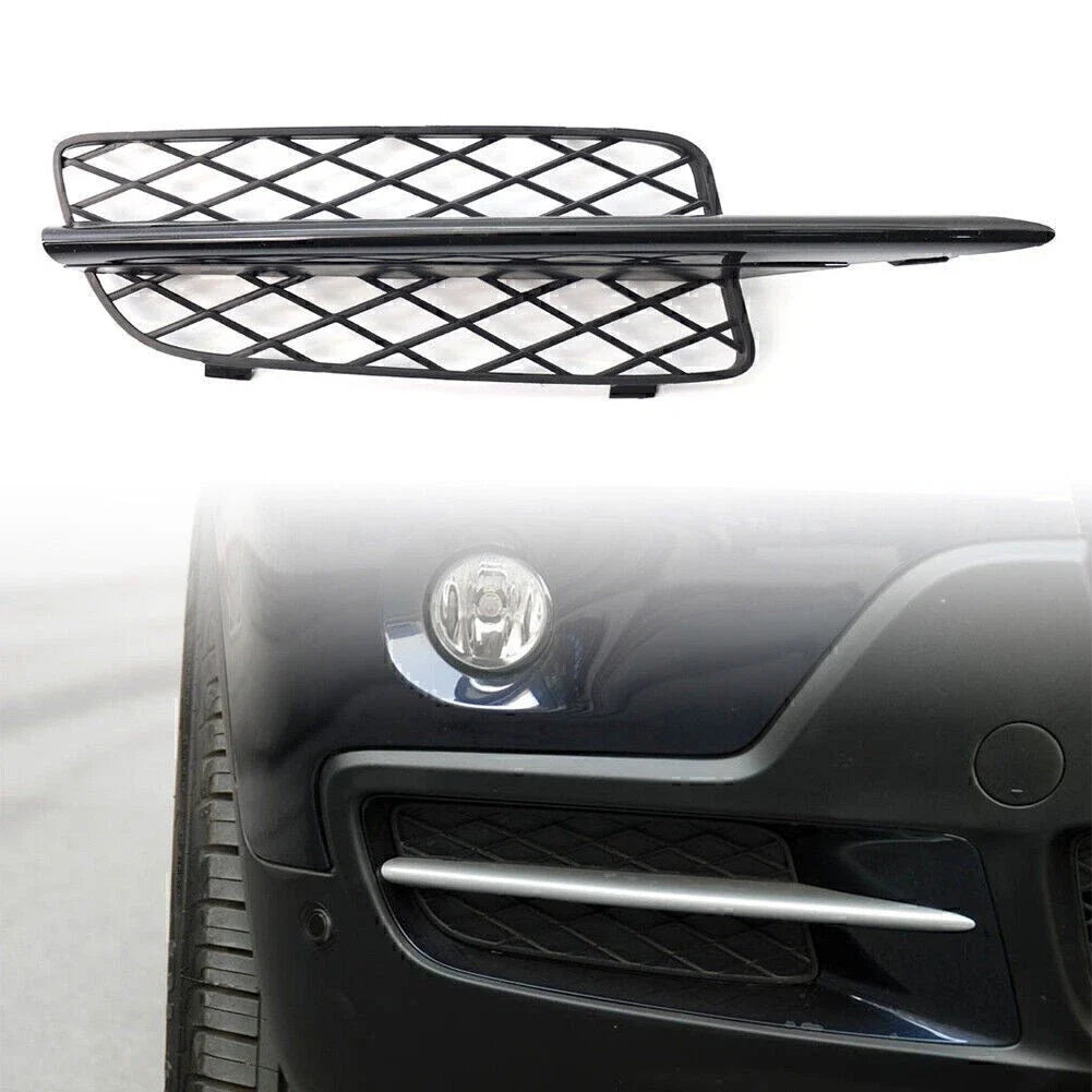 Black Right Side Front Bumper Fog Light Grill Trim for BMW X5 (2007-2010)