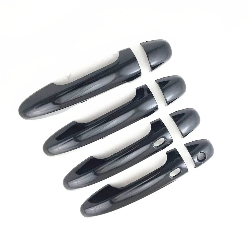 4 Pcs Black Car Door Handle Covers for Toyota Hilux (2015-2020)