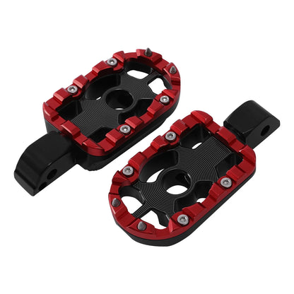 Foot Pegs for Harley Softail Fat Bob Black Red (2018-2024)