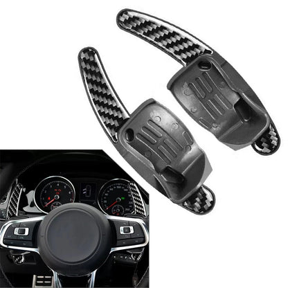Steering Wheel Shift Paddle Extensions for Volkswagen Golf 6, Jetta, Seat Leon (2009–2013)