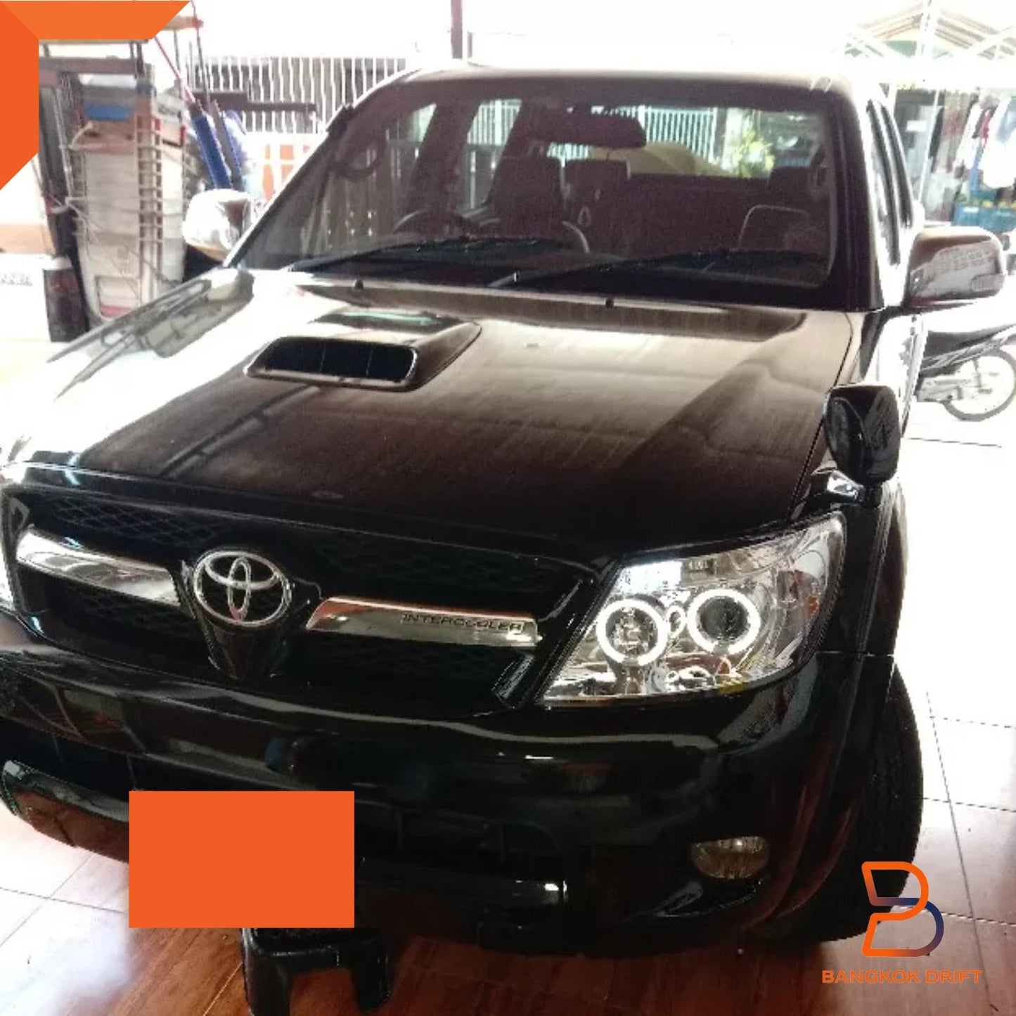 Chrome LED Projector Headlights for Toyota Hilux MK6 Vigo Pickup (05-11)