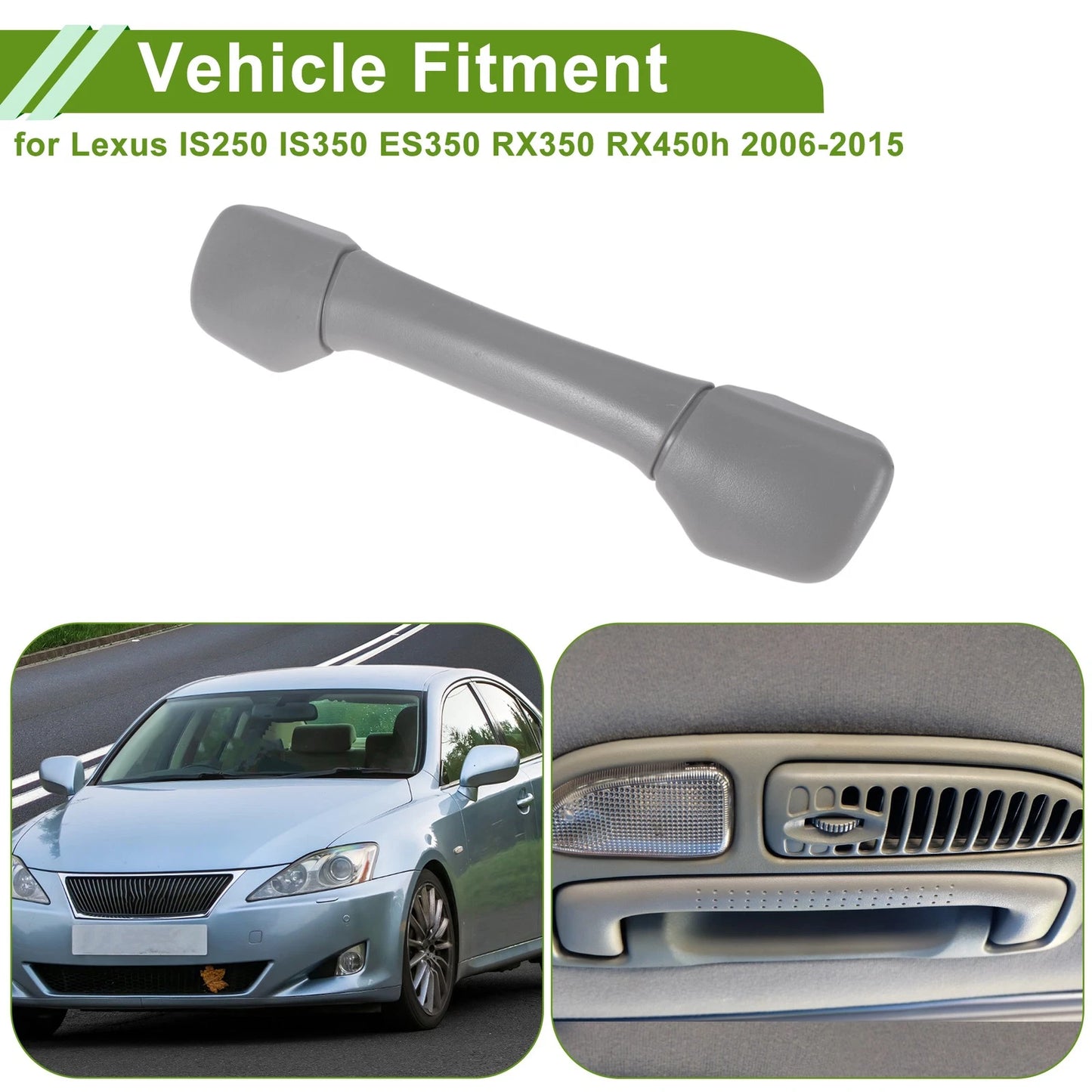 1 Pc A Pillar Grab Handle for Lexus IS250 (2006–2015) ABS Gray